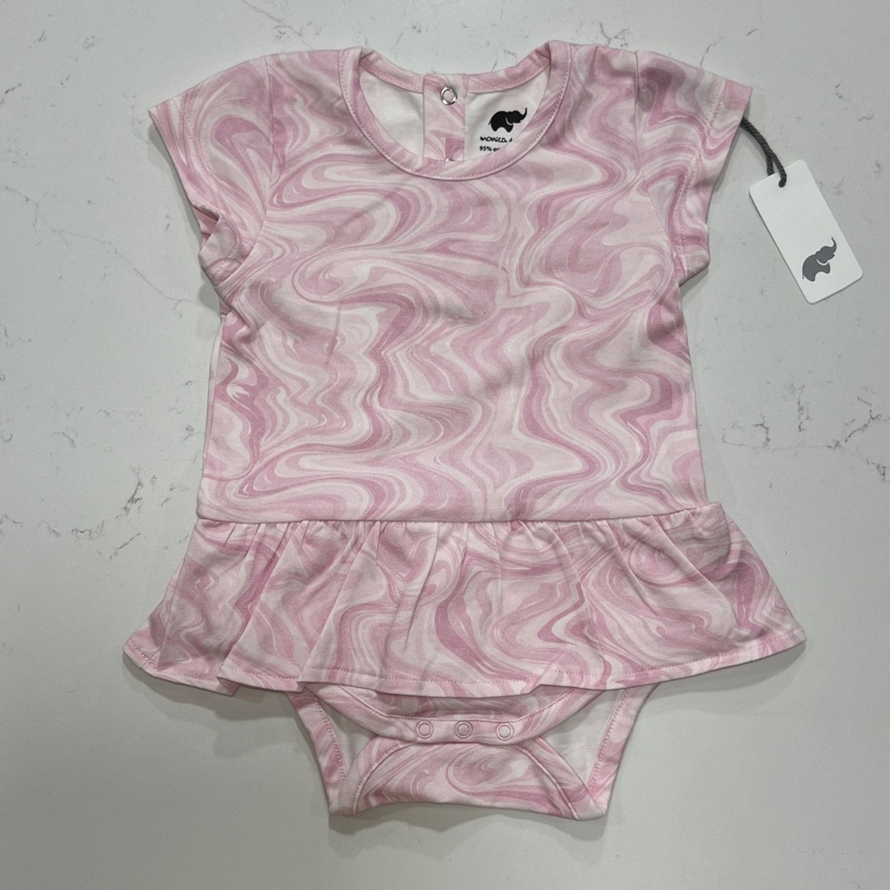 New Monica + Andy Short Sleeve All Dressed Up Bodysuit